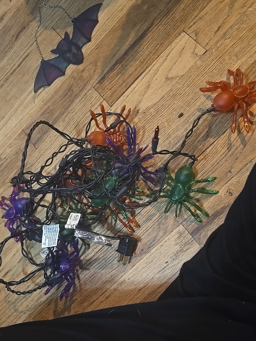 ❤️5/$25 Like New Tarantula Spider Halloween Lights